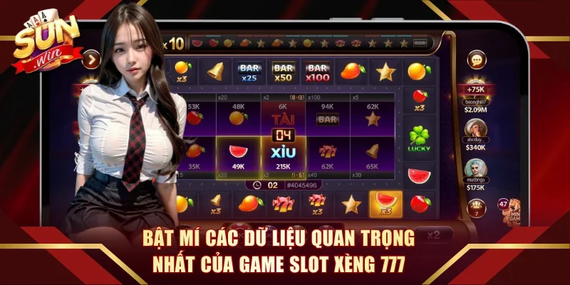 Bật mí các dữ liệu quan trọng nhất của game slot xèng 777